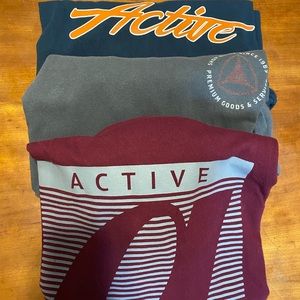 3 Active Ride Shop T shirt Bundle
